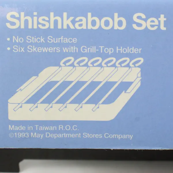 May Department Store Company Sun Country Shish Kabob Set 1993 (6 Skewers, Tray)