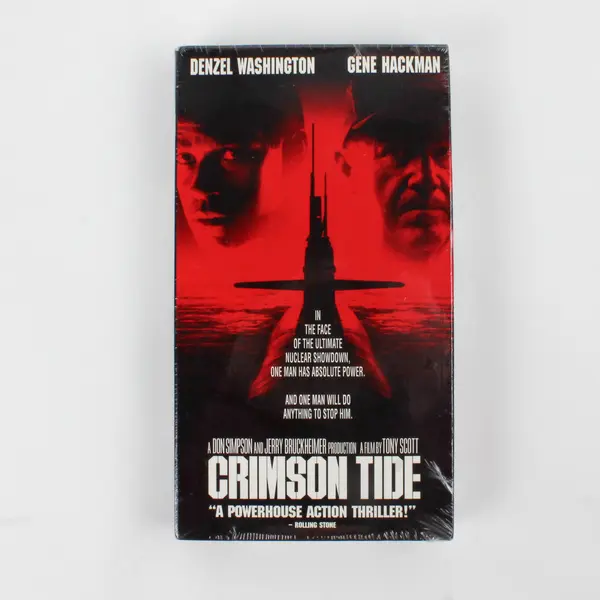 Crimson Tide VHS Tape 1995, #5255 New/Sealed