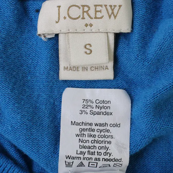 J.Crew Blue Pullover Sweater Size Small Lightweight Classic Layering