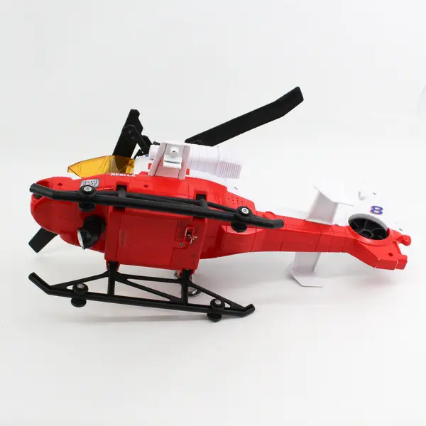 Tonka Red Rescue Helicopter Power Winch Sounds Lights Hasbro Works