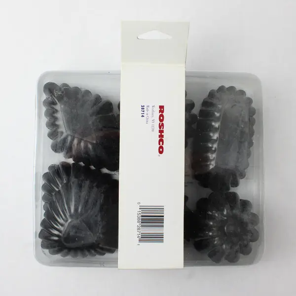 Set Of 36 Roshco Bakers Advantage Mini Fluted Cake Pans Steel Non-Stick Bakeware