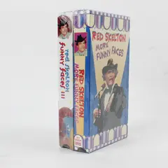 Lot of 2 Red Skelton Funny Faces VHS Tapes 1997 #1512, New/Sealed