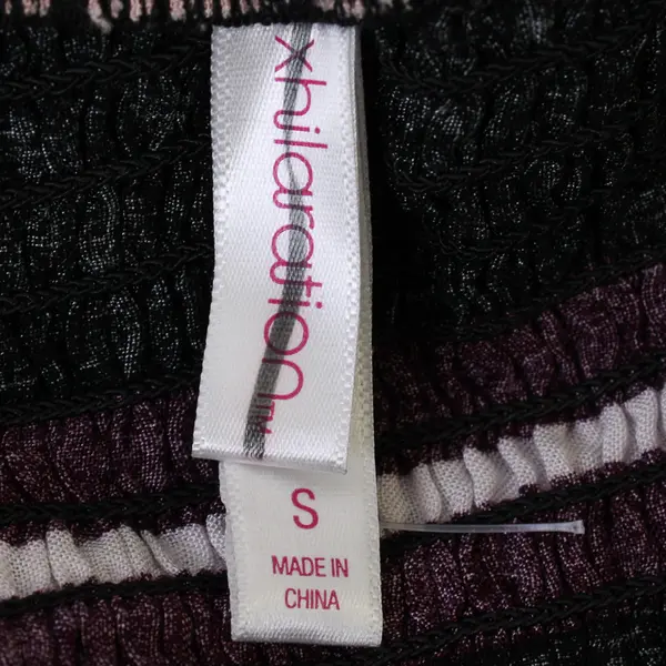 Xhilaration Sundress Adjustable Spaghetti Straps Size Small Black Stripes