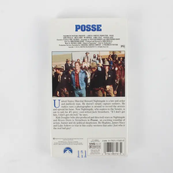Posse VHS Tape 1975 #8316, New/Sealed