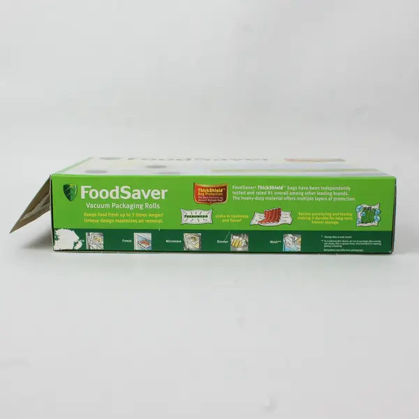Food Saver 11" x 18" Thick Clear Plastic Vacuum Packaging Rolls (3 Rolls)