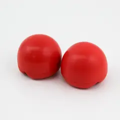 Lot of 2 Red Sphere Cell Phone Holder Stress Balls Phone Stand