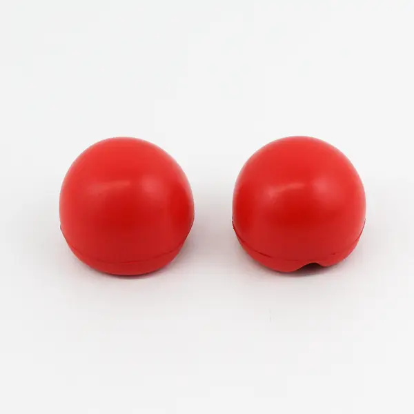 Lot of 2 Red Sphere Cell Phone Holder Stress Balls Phone Stand