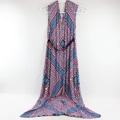 Jessica Simpson Maternity Dress Women's L Large Sleeveless Pink Blue 