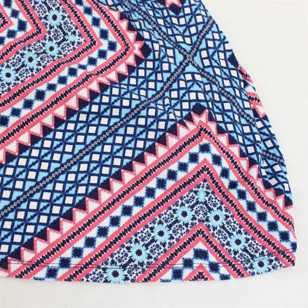 Jessica Simpson Maternity Dress Women's L Large Sleeveless Pink Blue 