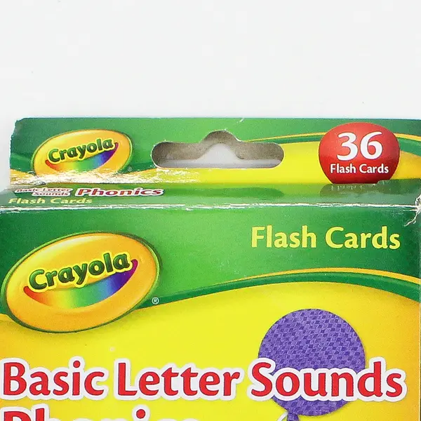Lot of 2 Crayola Phonics Flashcards 36ct Packs (72 Cards)