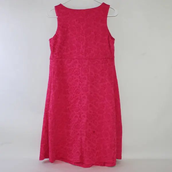 Motherhood Maternity Dress Size Small Pink Floral Sleeveless Missing Belt