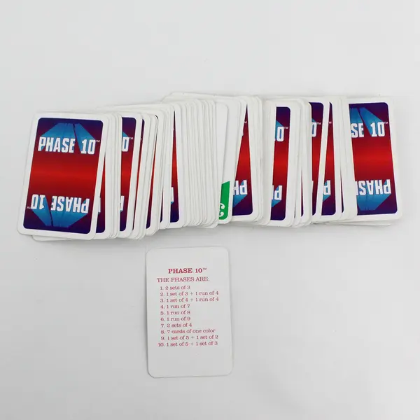 Phase 10 Card Game No Box Complete Deck 