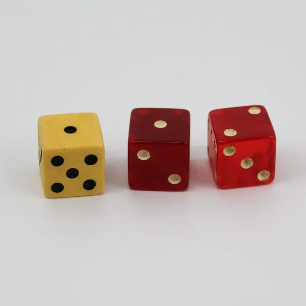 Lot of 9 Assorted Game Pieces & Dice - Board Game Replacement Parts