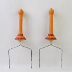 Set Of 2 Ekco Matching Plastic/Metal Thanksgiving Turkey Lifters Kitchen Tools