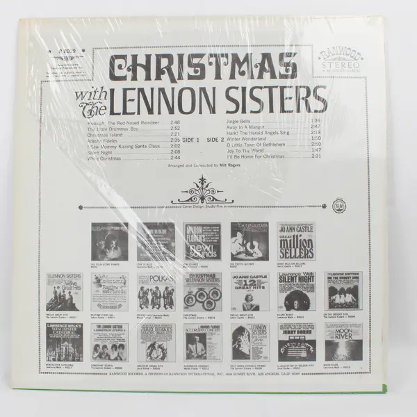 Christmas with the Lennon Sisters, 12" Vinyl Record