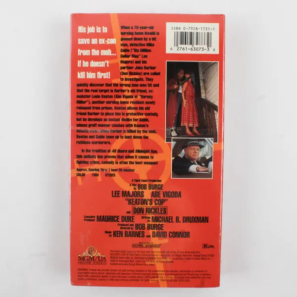 Keaton's Cop VHS Tape, 1990 #M203073, New/Sealed
