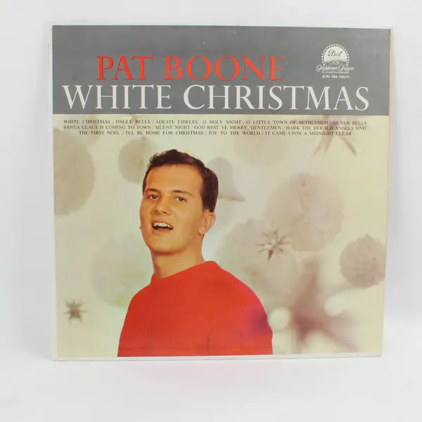 Pat Boone WHITE CHRISTMAS  12" Vinyl Record