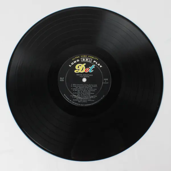 Pat Boone WHITE CHRISTMAS  12" Vinyl Record