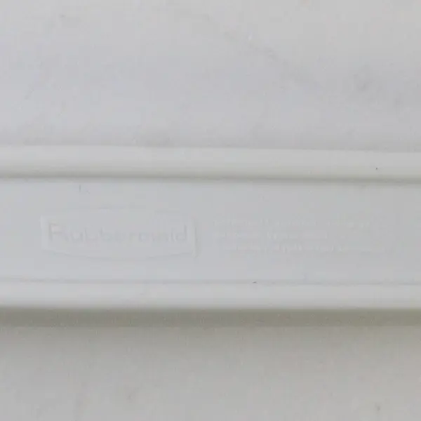 Lot Of 6 United Grocers Matching Solid White Plastic Spatulas Baking Utensil