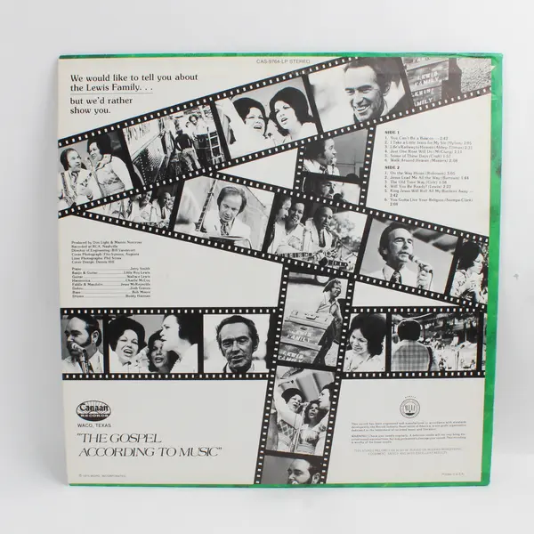 The Lewis Family  Absolutely Lewis 12" Vinyl Record