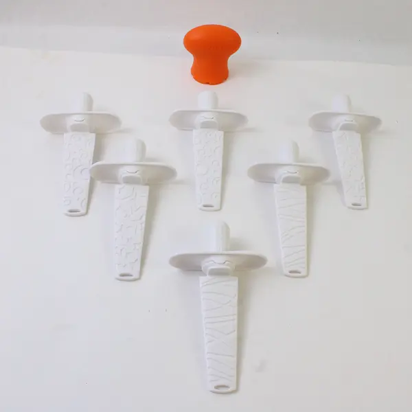 Lot of 6 Zoku Quick Pop Maker Accessories - 6 Sticks, 6 Drip Guards & Tool