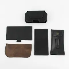 Lot of 5: 2 Eyeglass Cases, Cell Phone Case & 2 Checkbook Inserts