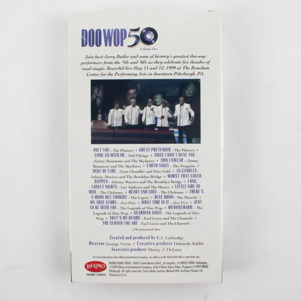 Doo Wop 50 Volume 1 VHS Tape 1999 R3-2668 New/Sealed