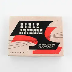 Bible Authors Card Game - Collectible Religious Trivia Playing Cards