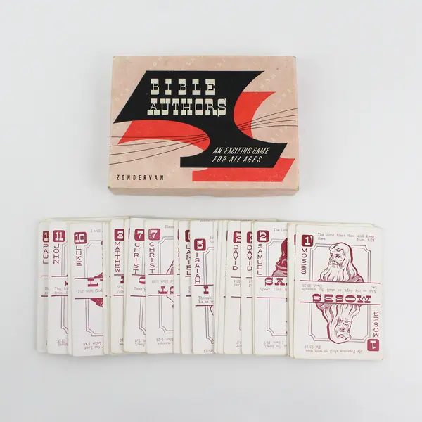 Bible Authors Card Game - Collectible Religious Trivia Playing Cards