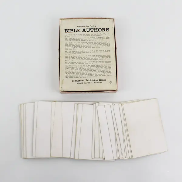Bible Authors Card Game - Collectible Religious Trivia Playing Cards