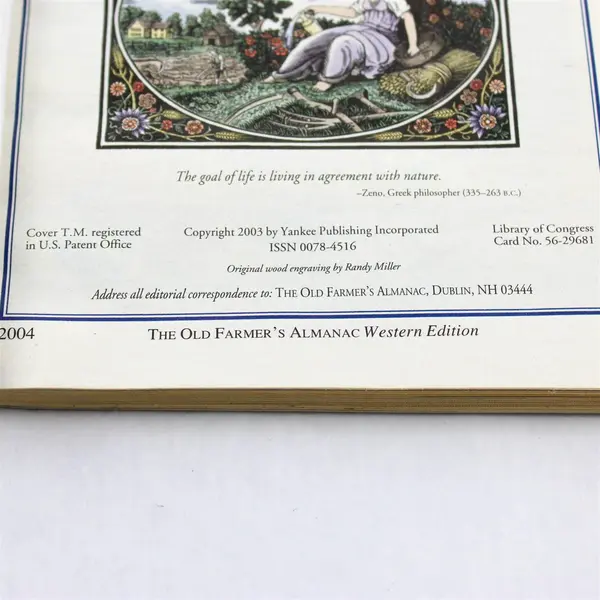 Farmers Almanac 2004 Paperback 