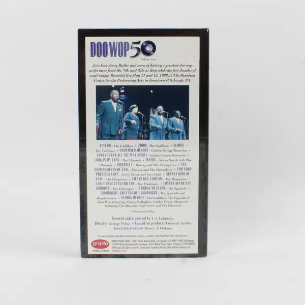 Doo Wop 50 Volume 2 (1999) VHS Tape New Sealed R3-2202