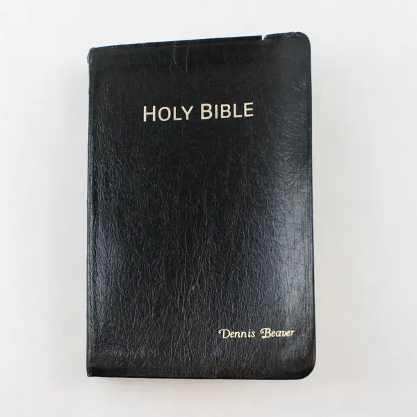 Holy Bible Old and New Testaments - Pre-Owned Acceptable, Name on Cover