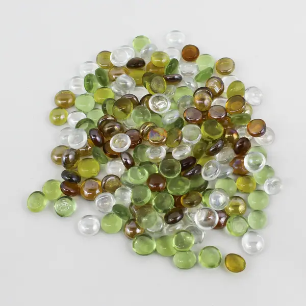 Pier 1 Green Glass Mini Gems Decorative Vase Fillers Terrarium