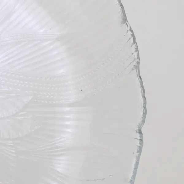 Arcoroc Canterbury Patterned Clear Glass Salad Plate 7.75" Diameter