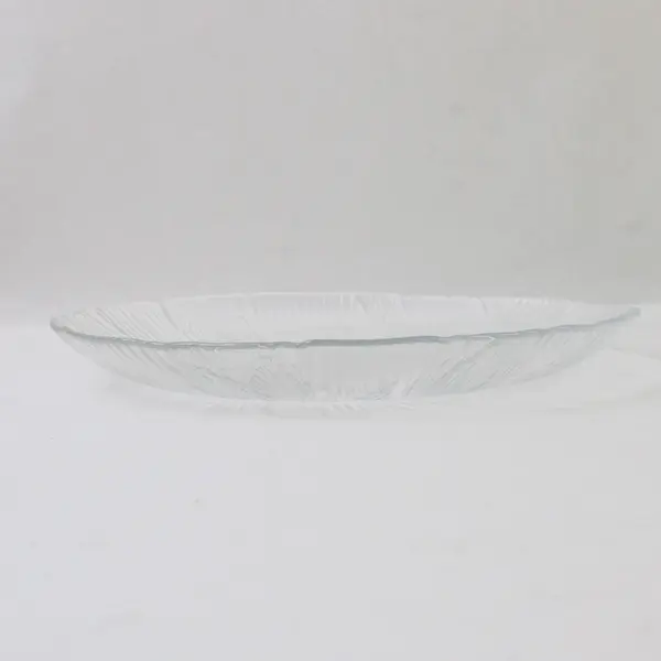 Arcoroc Canterbury Patterned Clear Glass Salad Plate 7.75" Diameter