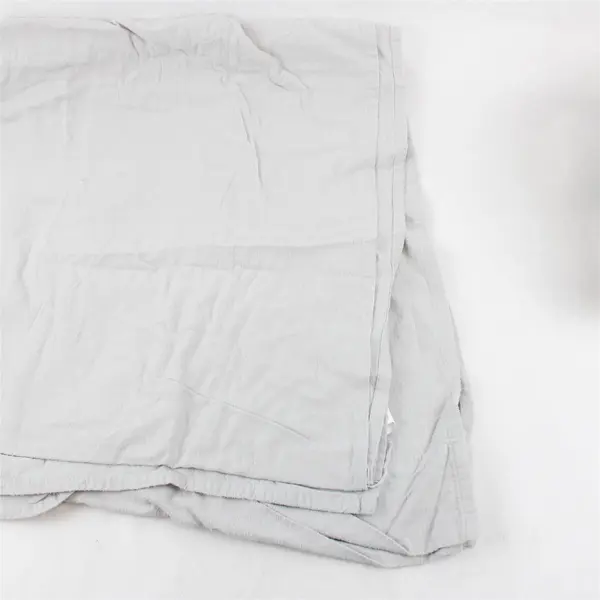 Lot Of 4 Unbranded Light Gray 100% Cotton Bed Set (Fitted, Flat, 2 Pillowcases)
