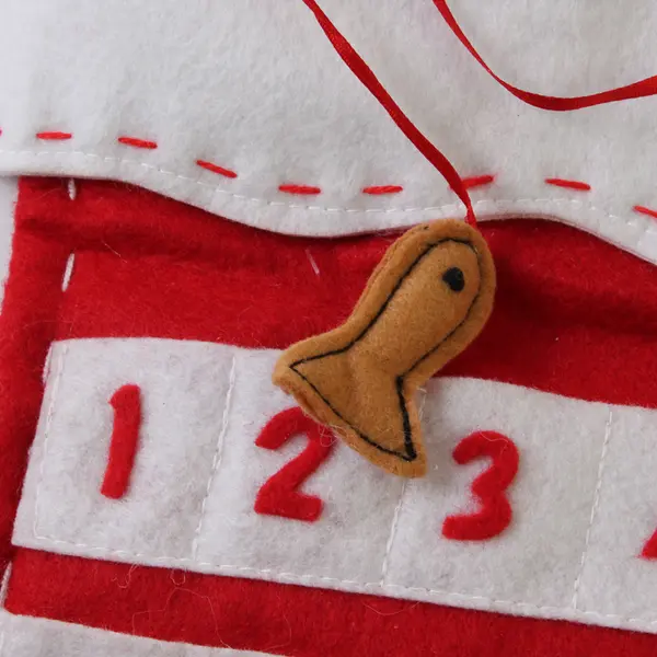 Enesco Santa Countdown Stocking to Christmas New