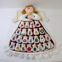 Angel Wall Hanging Advent Calendar - New Holiday Home Decor