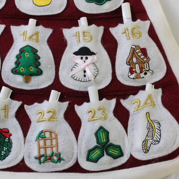 Angel Wall Hanging Advent Calendar - New Holiday Home Decor