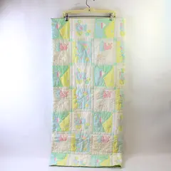 Handmade Pastel Cute Animal Patterned Children's Quilt Blanket 43"x 40"