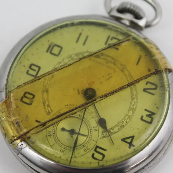 Vintage Standard 15 Jewel 16S Grade 1597 Pocket Watch Parts Or Repair