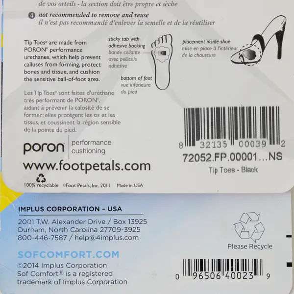 Lot of 2 Ball of Foot Pressure Relief Pads Original Packages