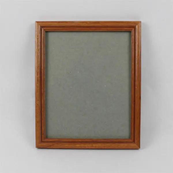 Lot of 2 Wooden Picture Frames 9x11 No Glass Wall/Desk Display