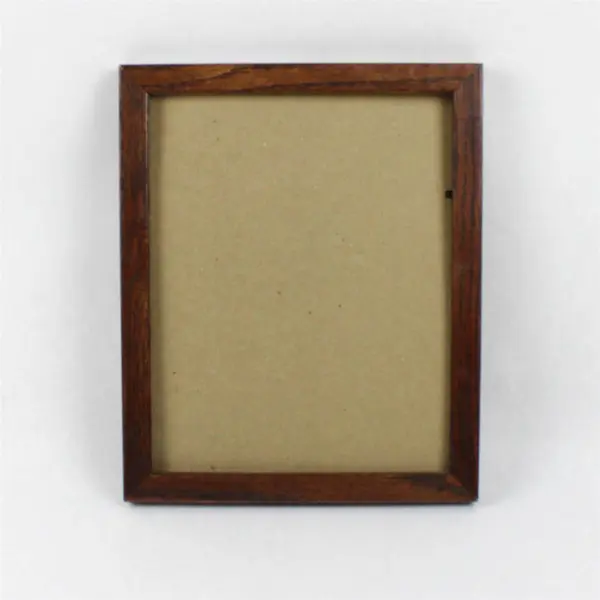 Lot of 2 Wooden Picture Frames 9x11 No Glass Wall/Desk Display