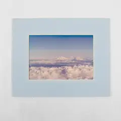 Pacific Northwest Mountain Photograph 8x10 Blue Matte Print