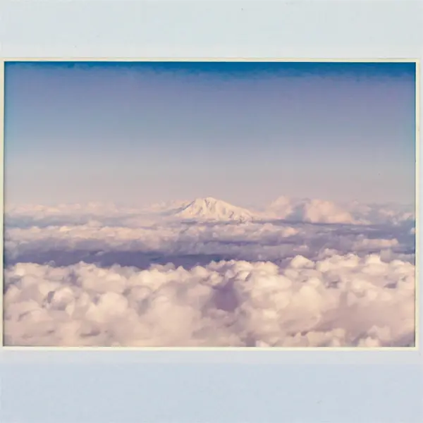Pacific Northwest Mountain Photograph 8x10 Blue Matte Print