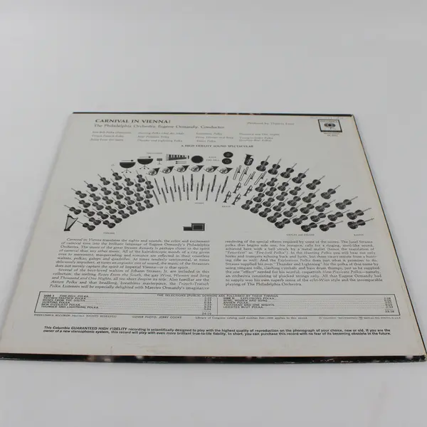 The Philadelphia Orchestra Carnival In Vienna 12" Vinyl  Record
