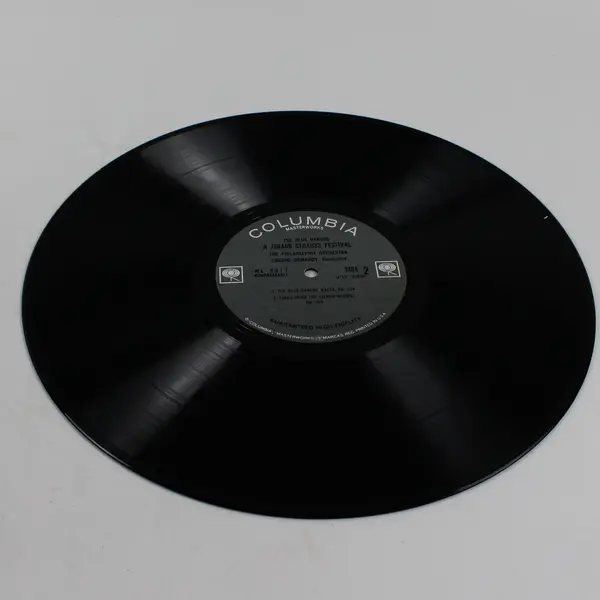 The Blue Danube Johann Strauss The Philadelphia Orchestra Vinyl  Record