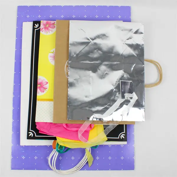 Lot of 6 Assorted Gift Bags & Boxes Party Wrapping Supplies Birthday Holiday